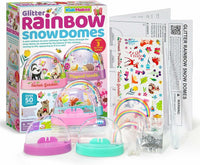 4M Glitter Rainbow Snow Domes