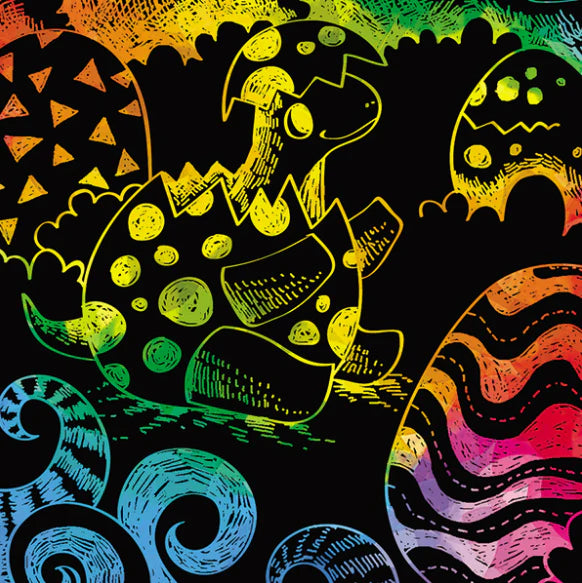 Avenir Dinosaurs Mini Scratch Book