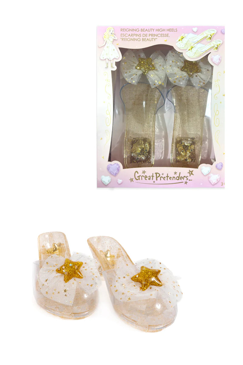 Reigning Beauty High Heels Gold - Great Pretenders