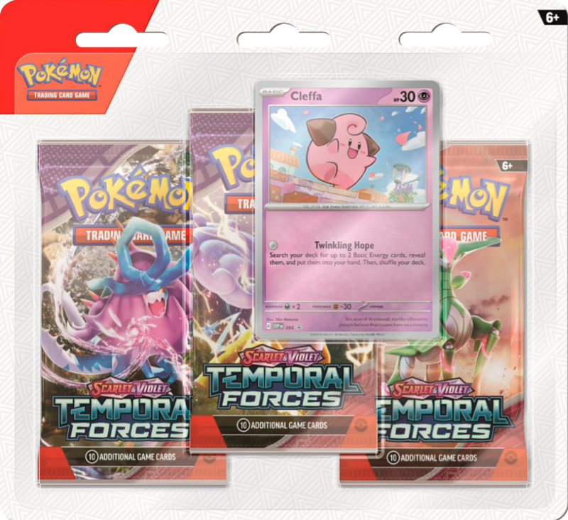 Pokemon Temporal Forces 3 Pack Blister
