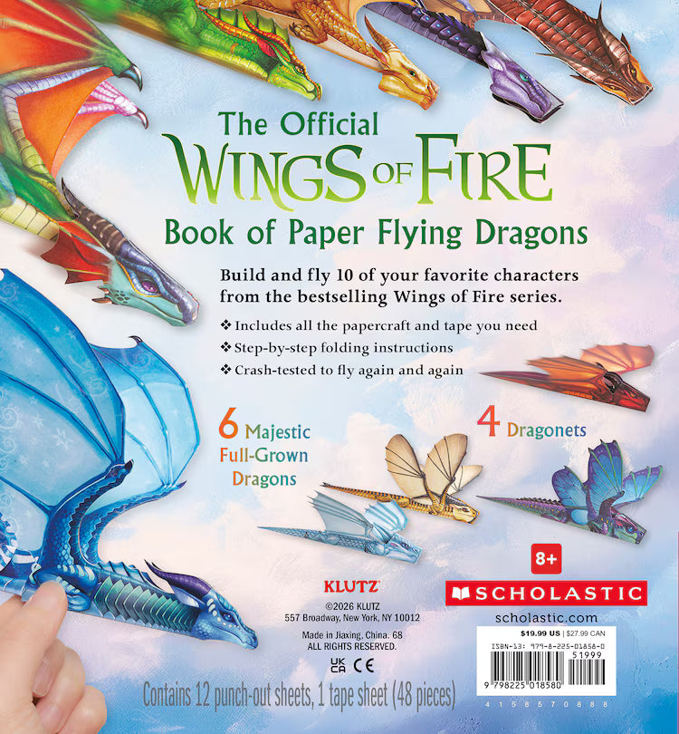 Klutz Wings Of Fire Folded Flyers