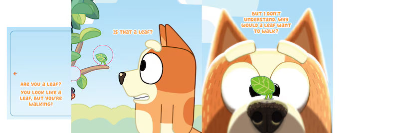 Sarah Jospitre Bluey And Bingo's Book Of Bugs - Push & Pull Book