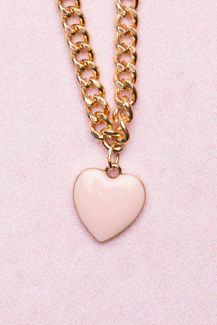Great Pretenders Boutique Chunky Chain Heart Necklace Assorted