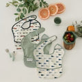 Tiny Twinkle Vintage Cars Mess-Proof Easy Bib - 3pk