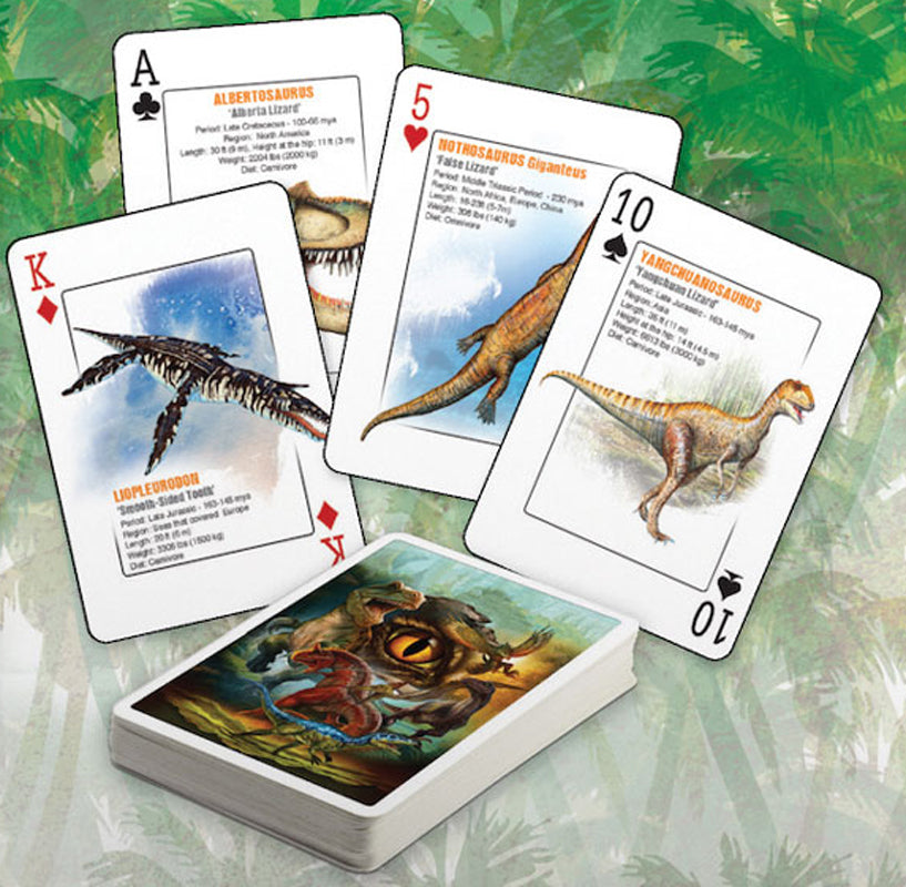 Eurographics Dinosaur Playing Cards