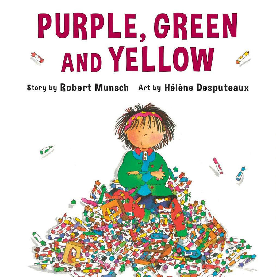 Robert Munsch 🍁Purple, Green And Yellow - Annikin Edition