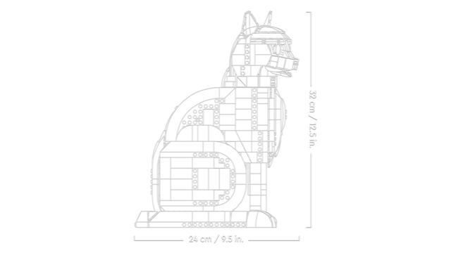 Lego Icons Tuxedo Cat 21349