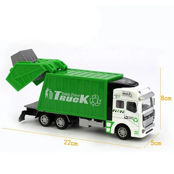 Die Cast Garbage Dump Truck 7.5"
