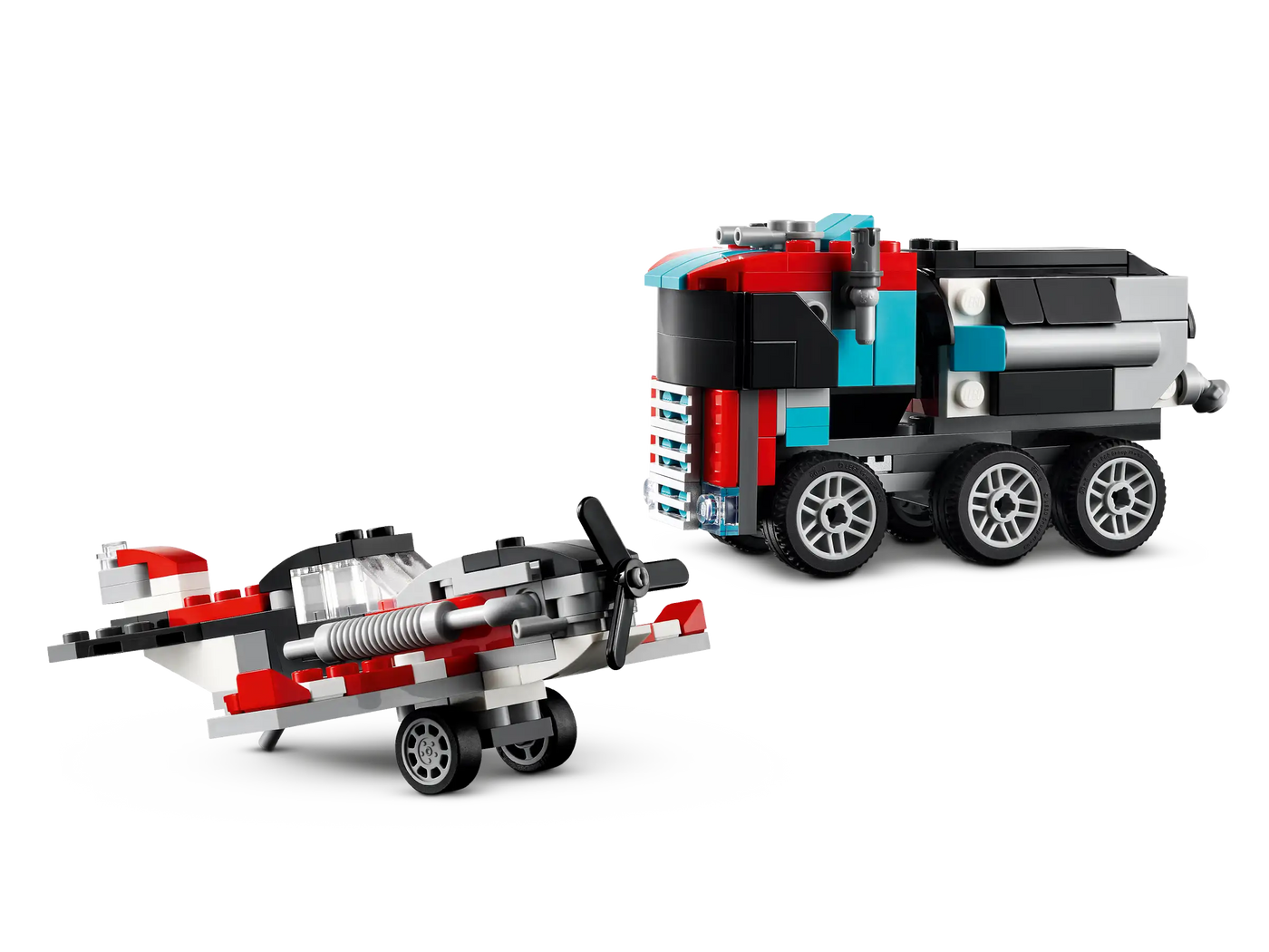 Lego Creator Flatbed truck With Helicopter 31146