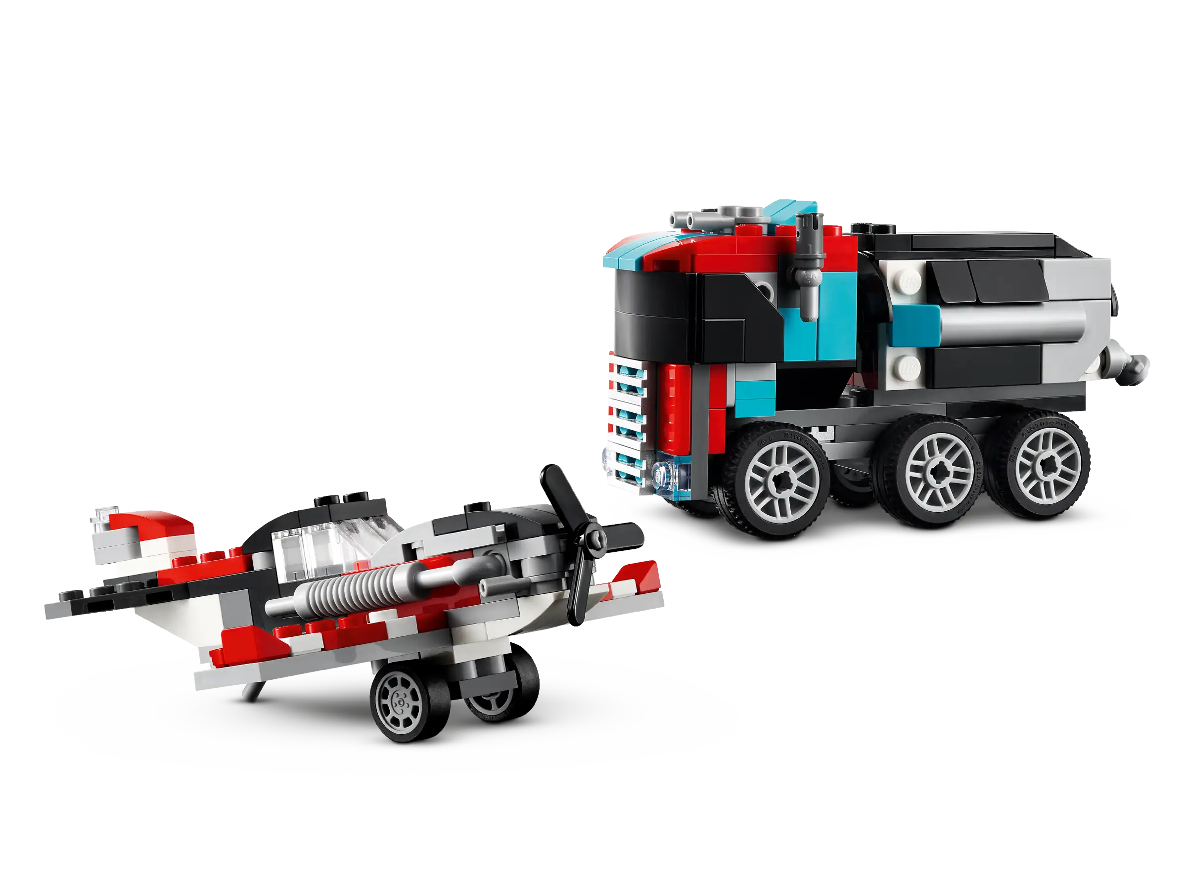 Lego Creator Flatbed truck With Helicopter 31146