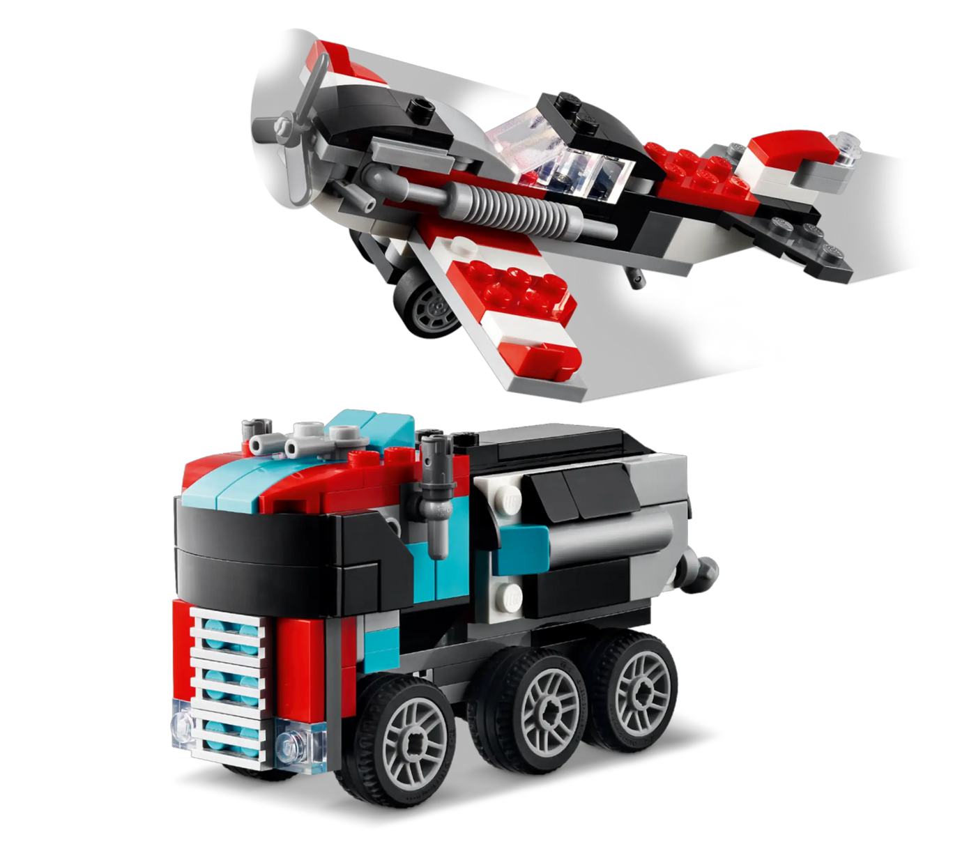 Lego Creator Flatbed truck With Helicopter 31146