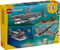Lego Creator Fierce Shark With Treasure Chest 31381