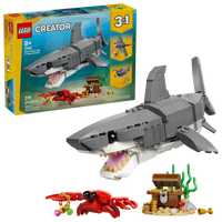Lego Creator Fierce Shark With Treasure Chest 31381
