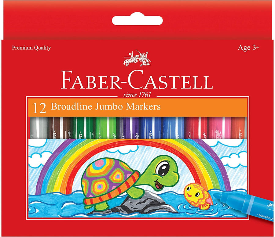 Faber Castell Broadline Jumbo Markers/12
