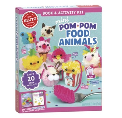 Klutz Mini Pom Pom Food Animals