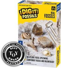 Thames & Kosmos I Dig It! - Fossils - Real Fossils Excavation Kit