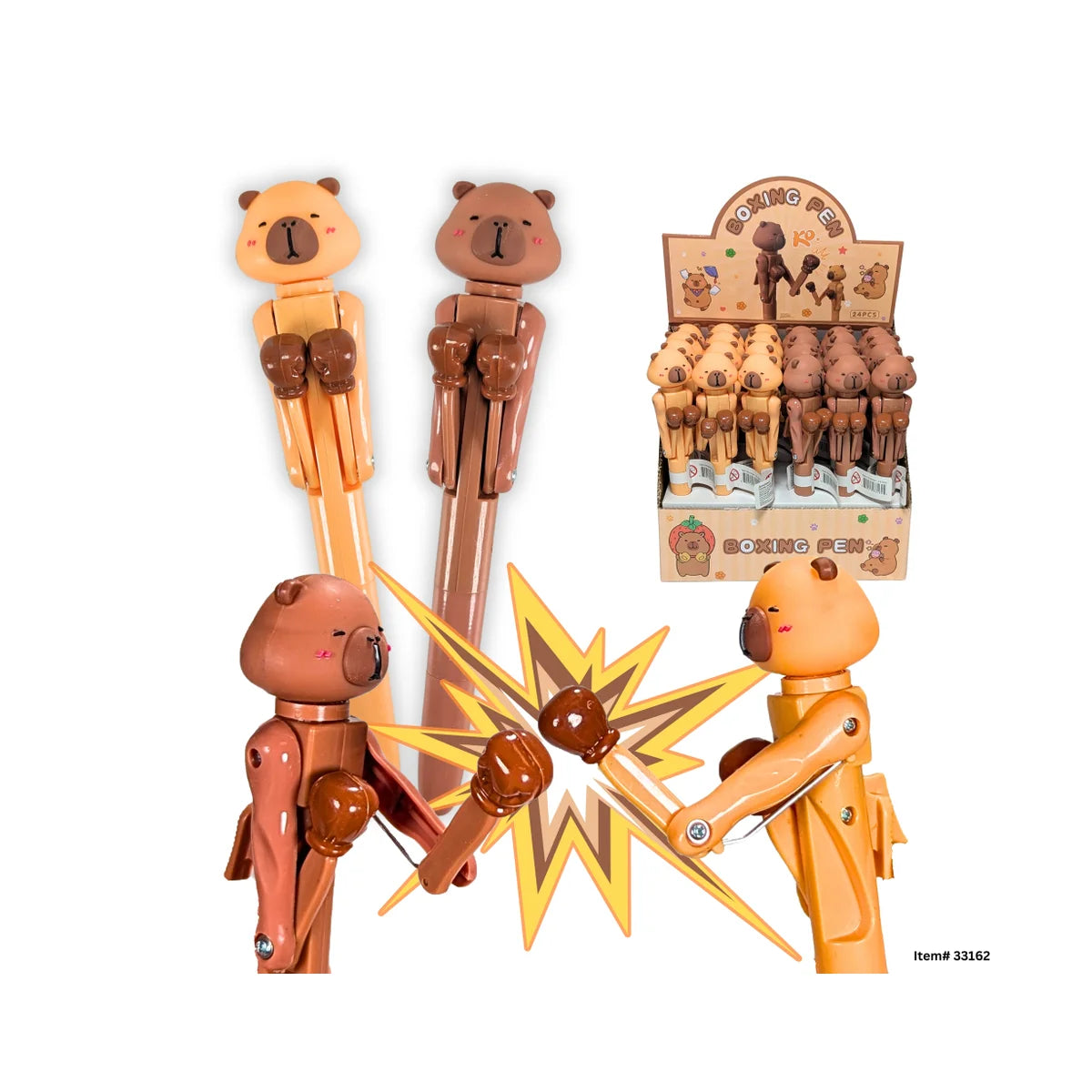 Capybara Punching Pen