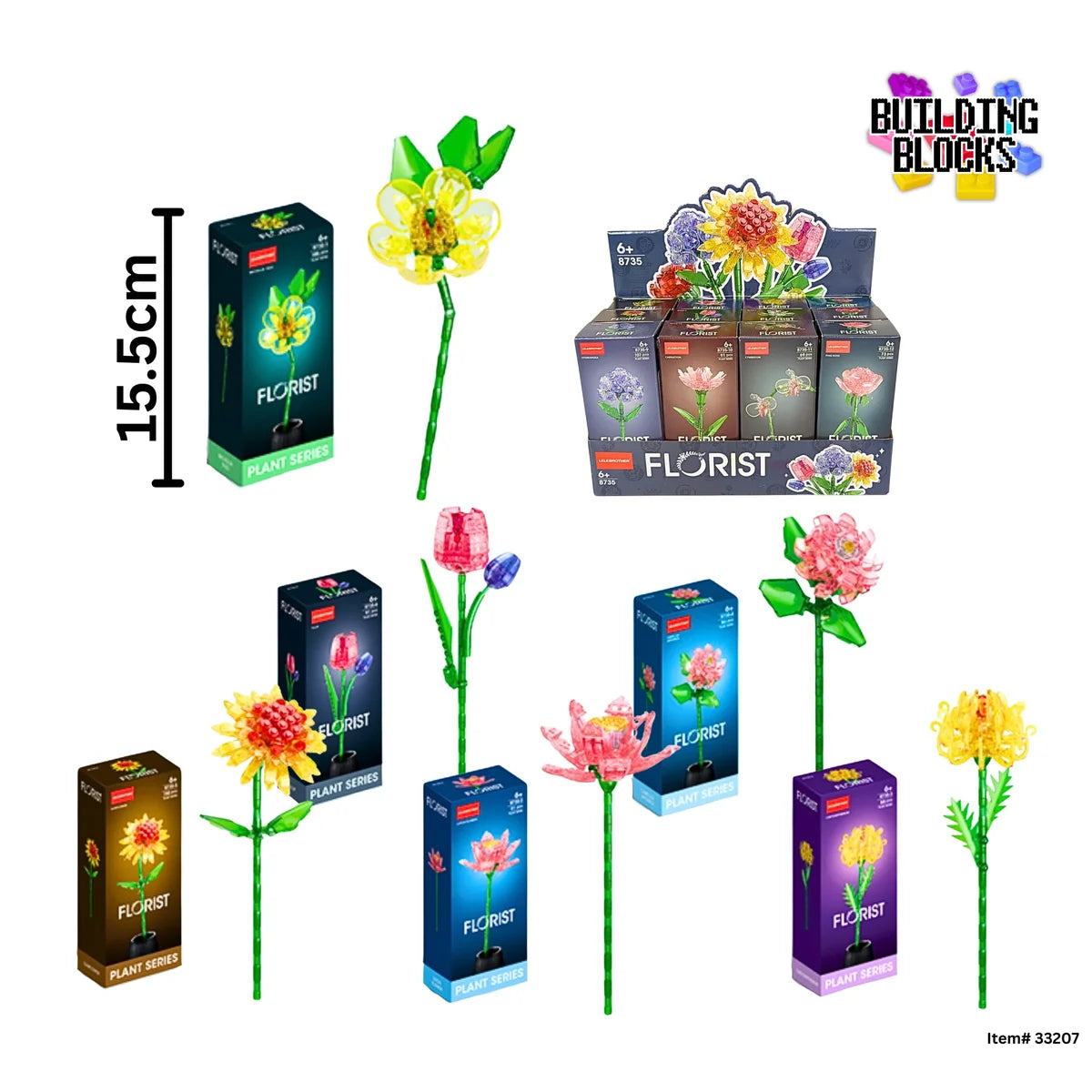 Crystal Flower Building Blocks