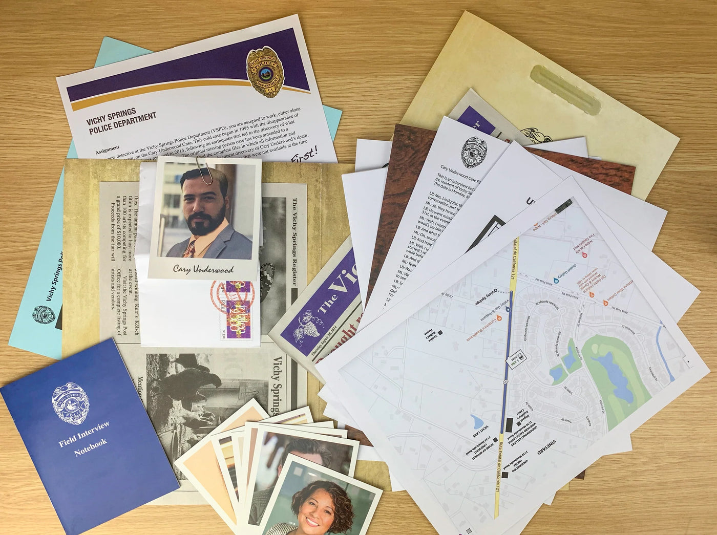 Underwood Cellars - Murder Mystery Party Case Files