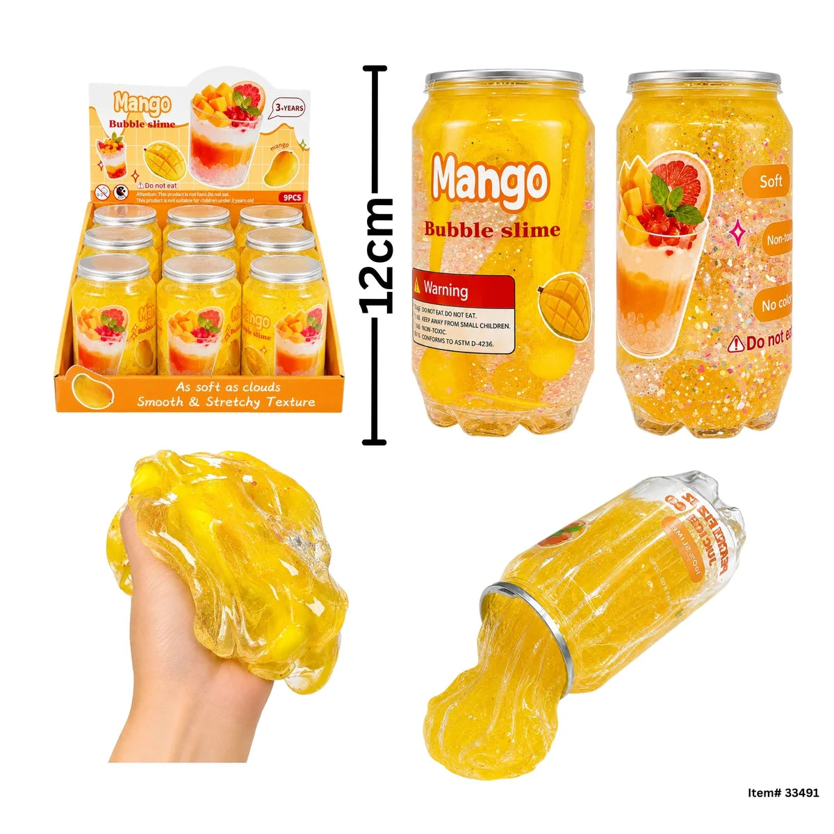 Mango Fruit Tea Slime