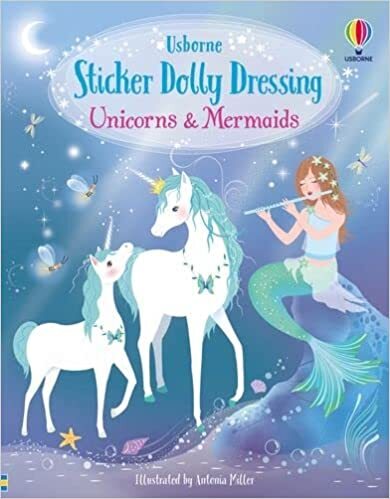 Usborne Unicorns & Mermaids Sticker Dolly Dressing