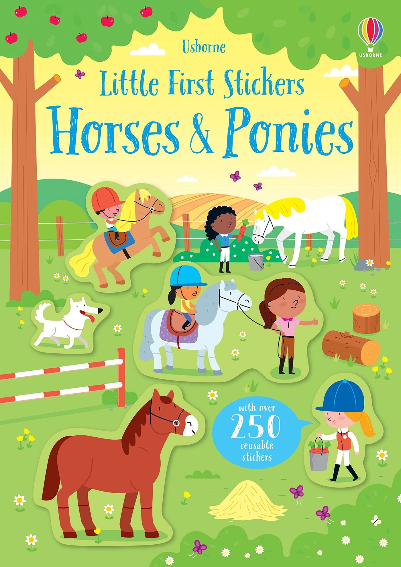 Usborne Little First Stickers: Horses & Ponies