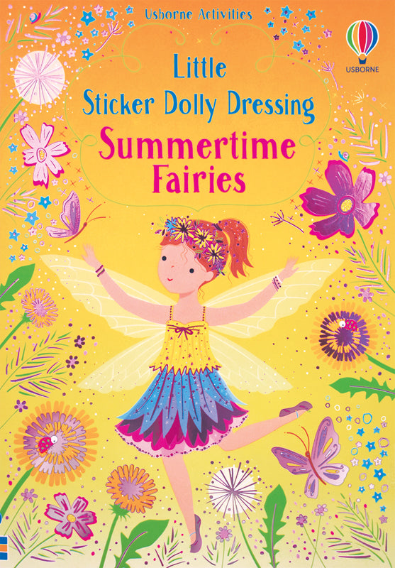 Usborne Summertime Fairy Little Sticker Dolly Dressing