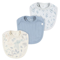 Just Born Blue 3 Pack Bibs