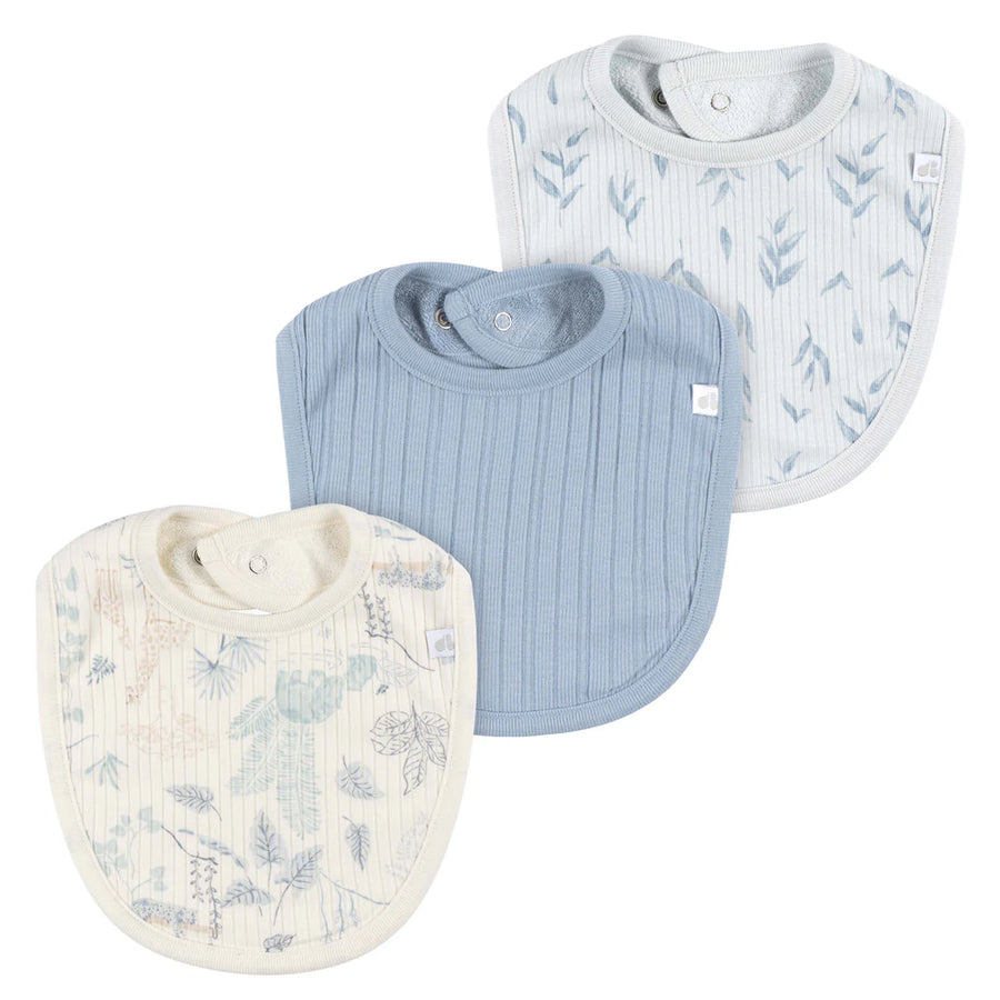 Just Born Blue 3 Pack Bibs