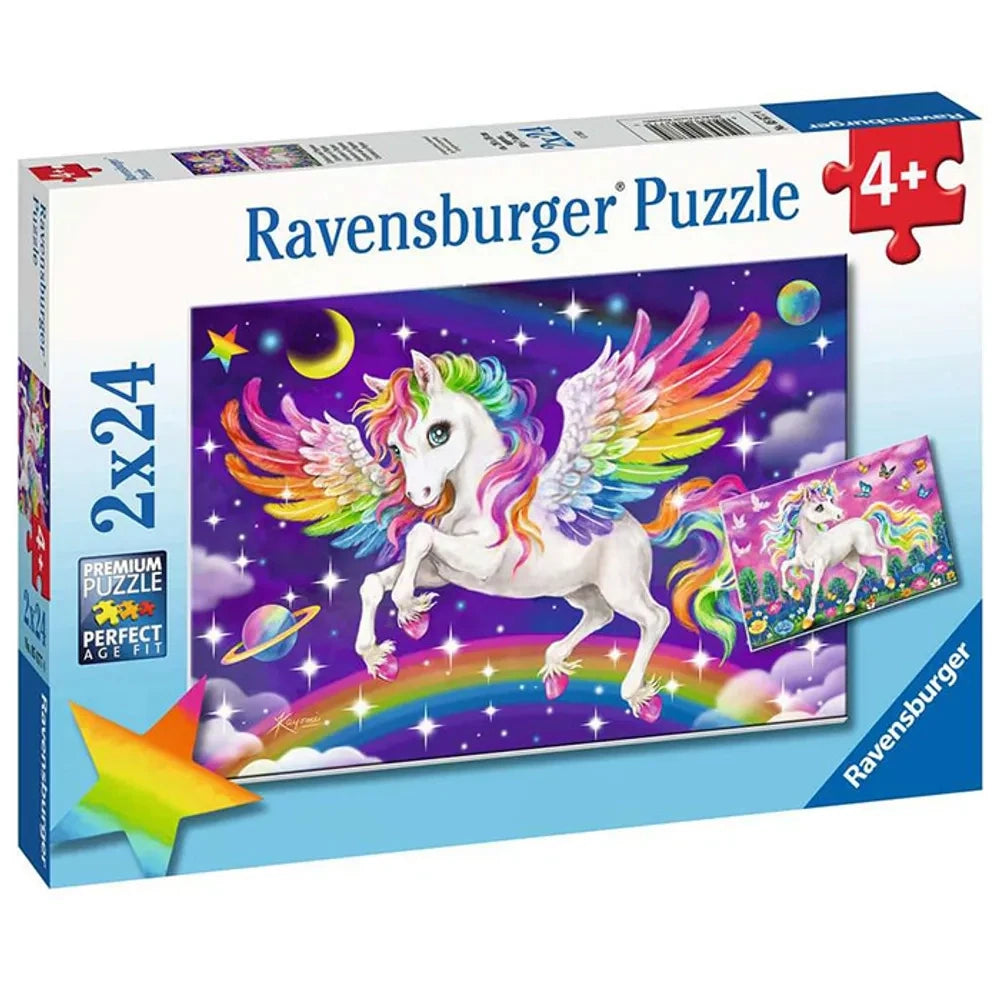 Ravensburger Unicorn & Pegasus 2 x 24pc