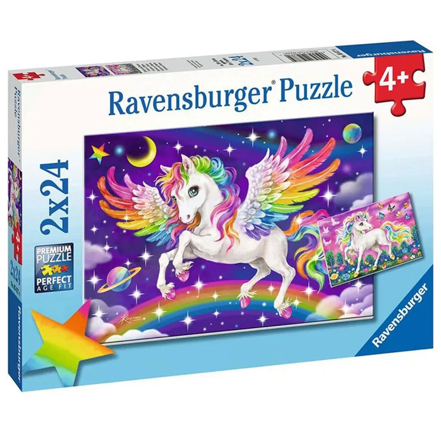 Ravensburger Unicorn & Pegasus 2 x 24pc