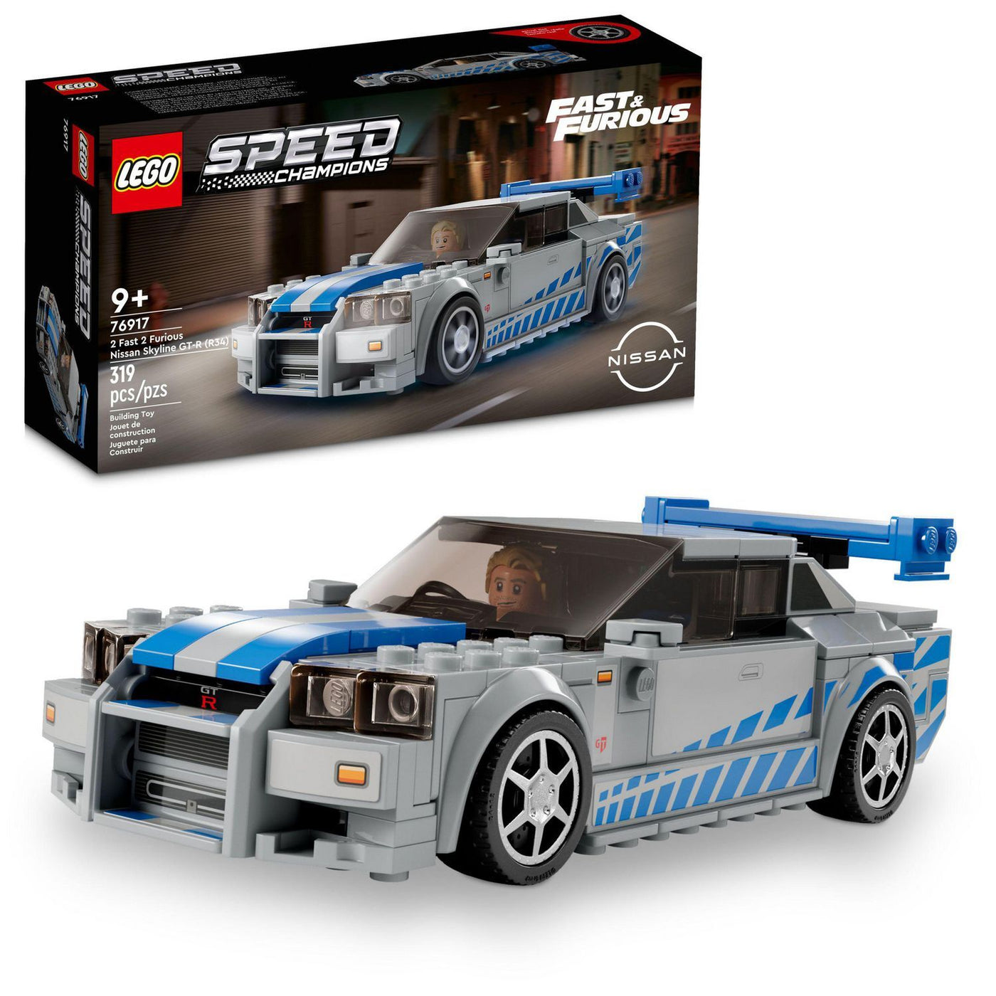 Lego Speed Champions 2 Fast 2 Furious Nissan Skyline GT-R 76917
