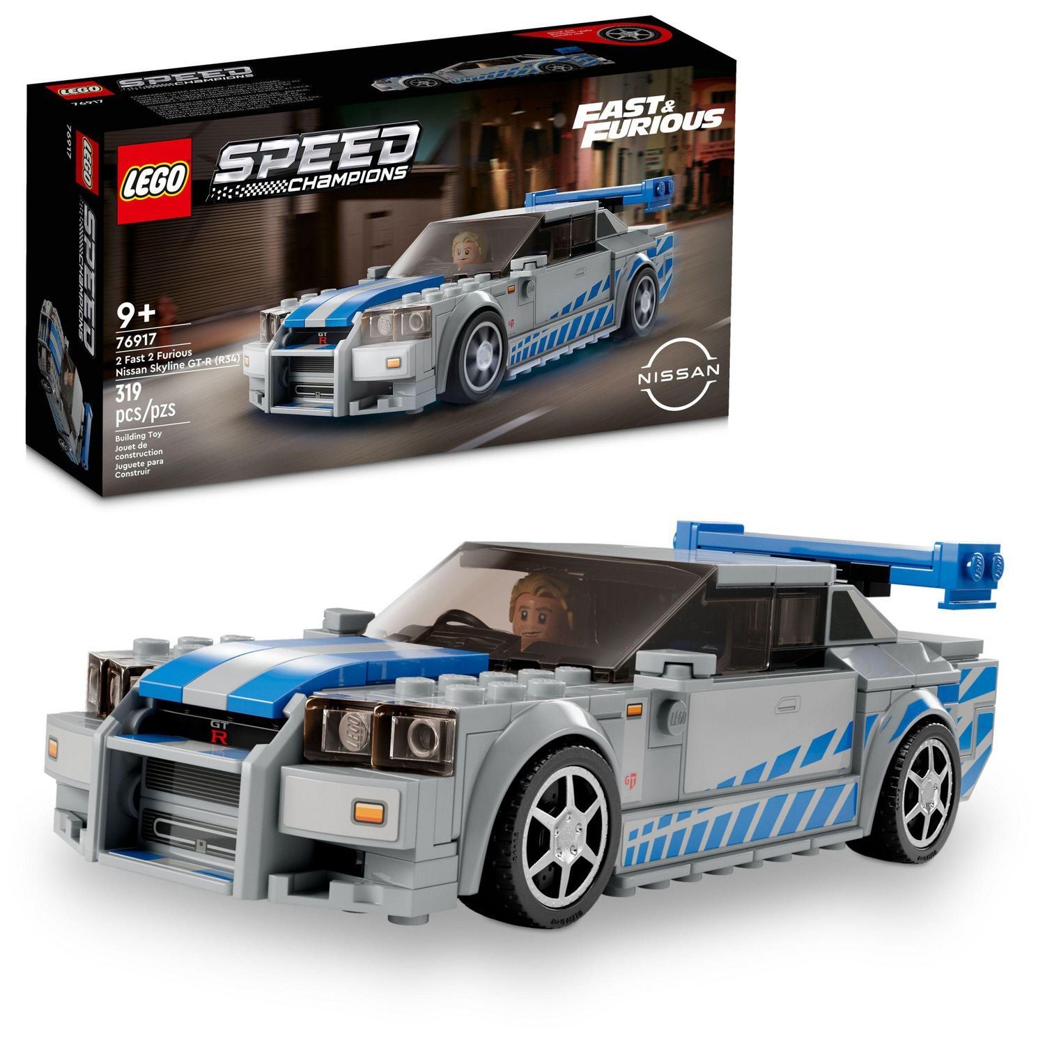 Lego Speed Champions 2 Fast 2 Furious Nissan Skyline GT-R 76917