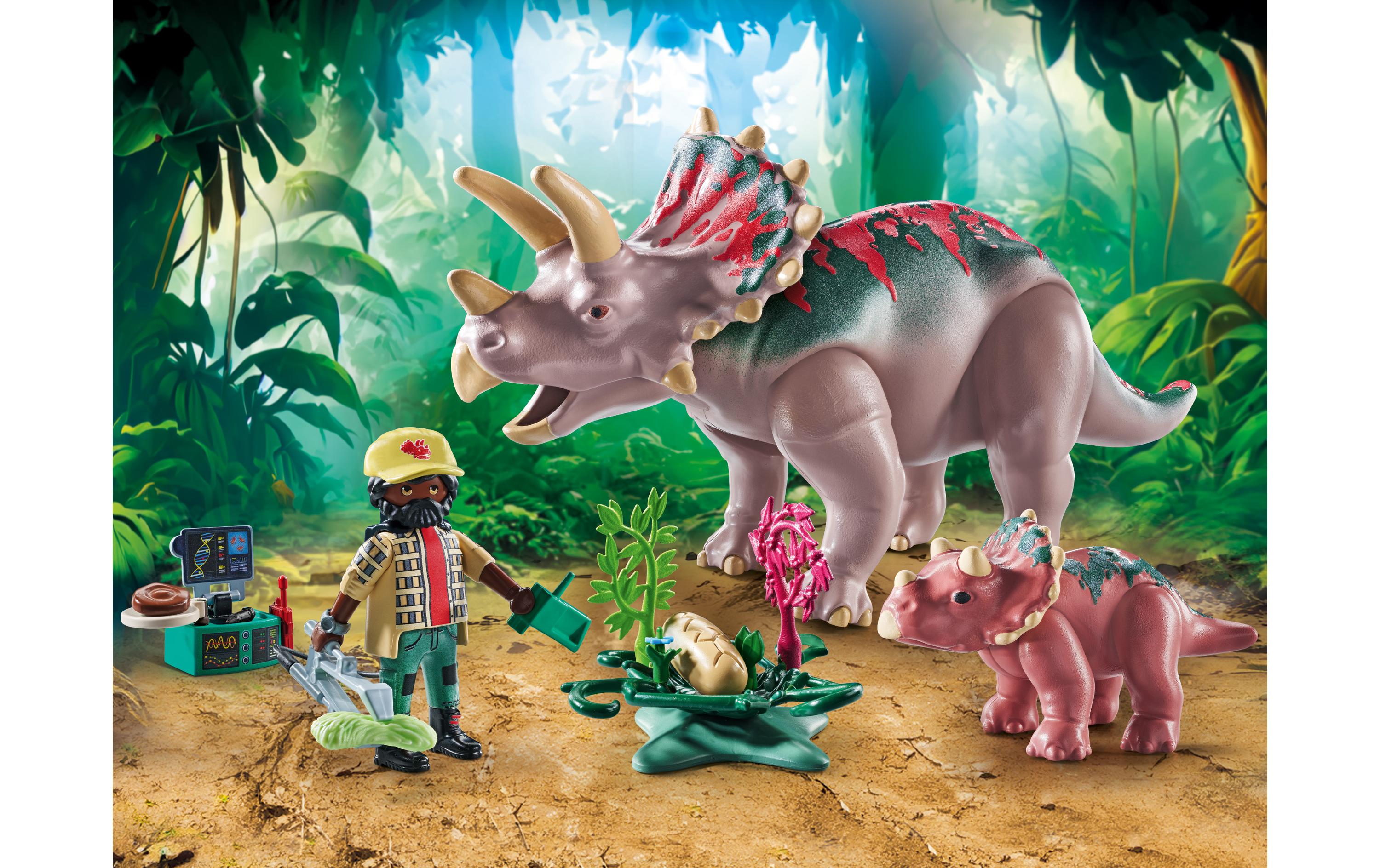 Playmobil Dinos Triceratops Family 71821