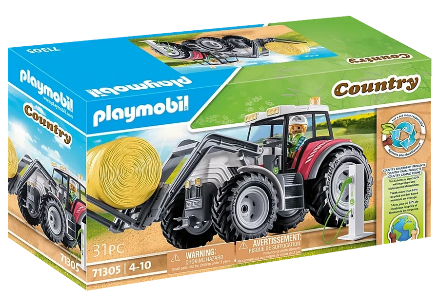 Playmobil Country Large Tractor With Accessories 71305