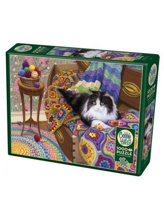 Cobblehill Comfy Cat - 1000 Piece Puzzle