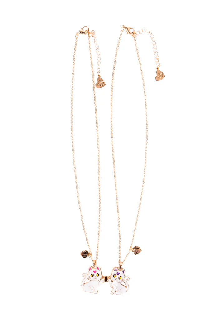 Great Pretenders Smitten Kitten Tear & Share Necklaces 2 Piece