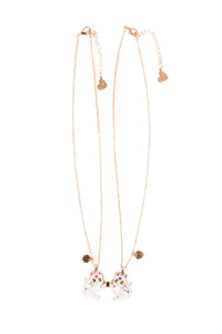 Great Pretenders Smitten Kitten Tear & Share Necklaces 2 Piece