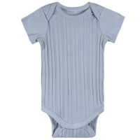Just Born Kimono Bodysuit- 3 Pack - Blue- 6-9M