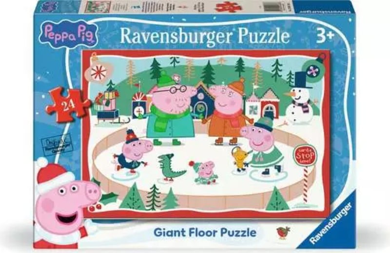 Ravensburger Peppa Pig Christmas 24 Giant Floor Puzzle