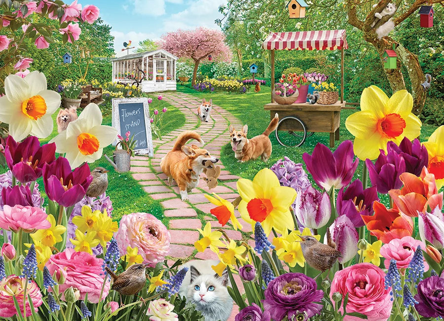 CobbleHill Springtime Frolic 1000 Piece