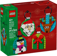 Lego Seasonal Christmas Ornament Selection 40744