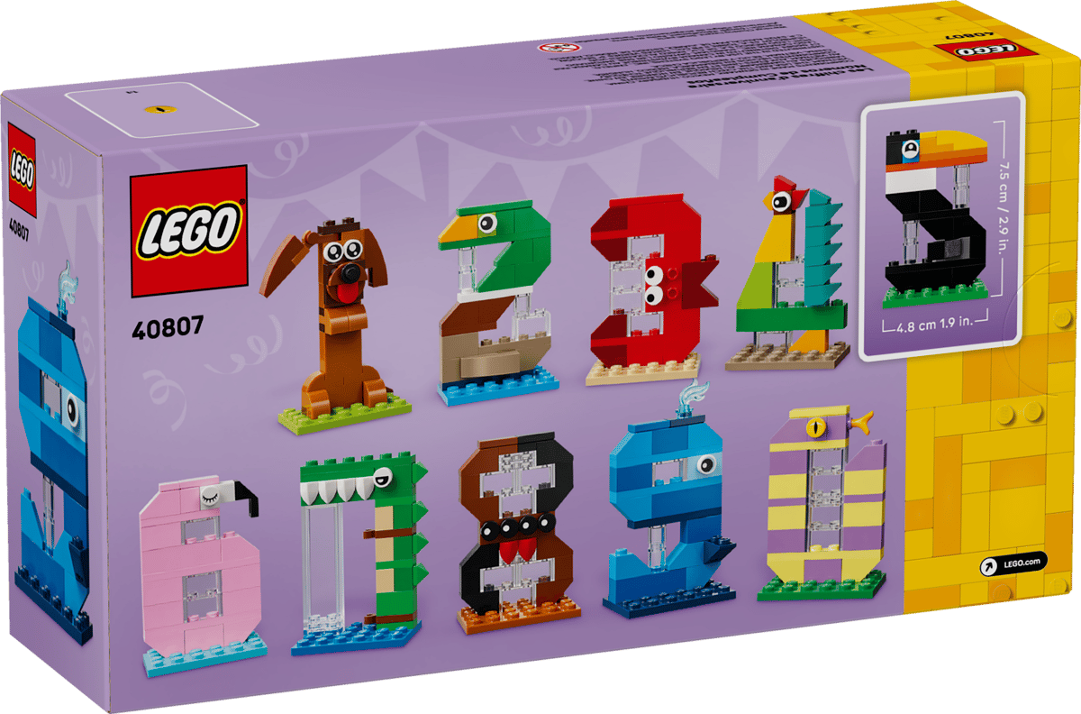 Lego Birthday Numbers 40807