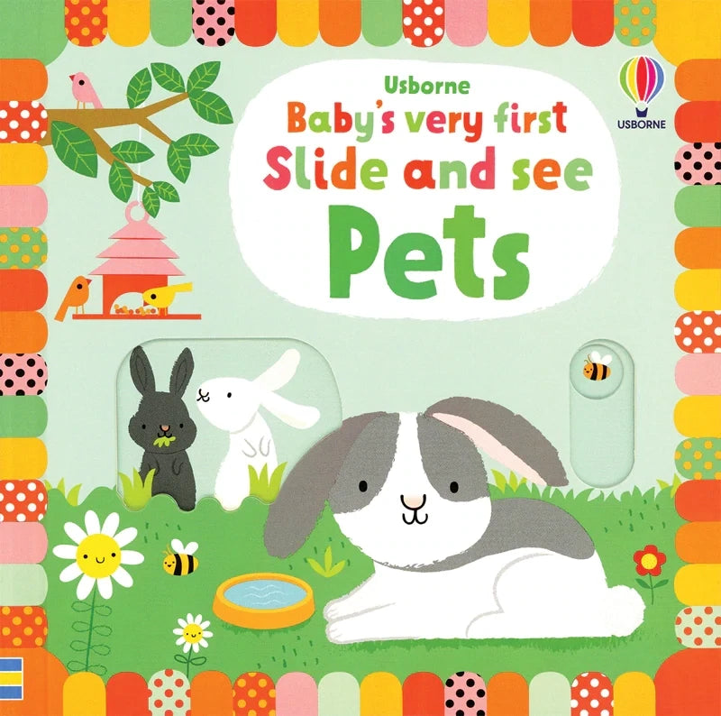 Usborne Very First Slide & See Pets