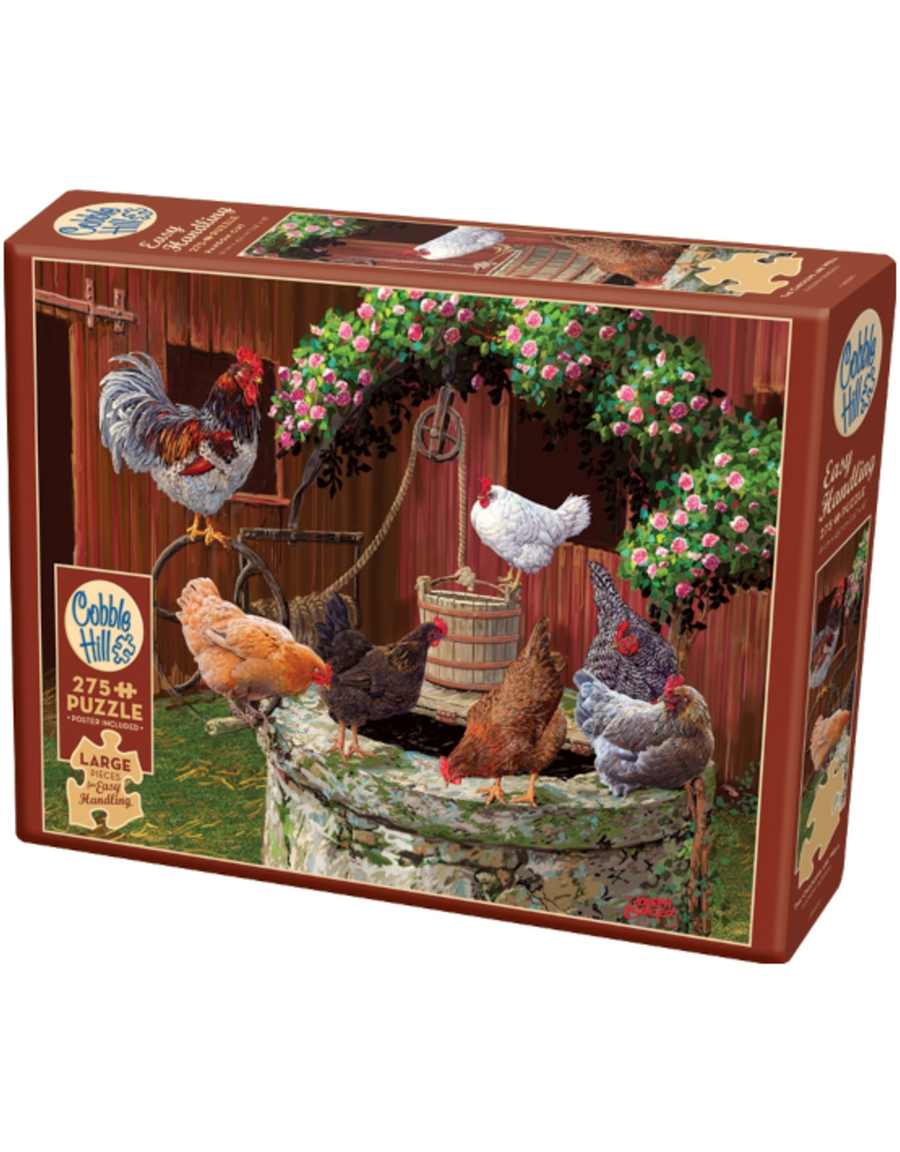 Cobblehill The Chickens Are Well 275pc Easy Handling  Puzzle