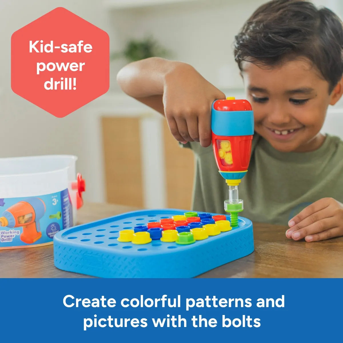 Educational Insights Design & Drill Bolt It Bucket
