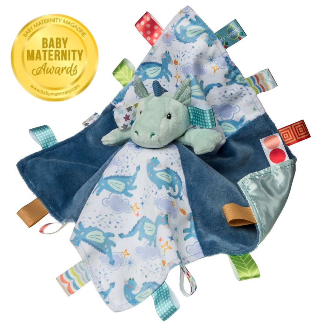 Mary Meyer Drax Dragon Taggies Character Blanket - 13"