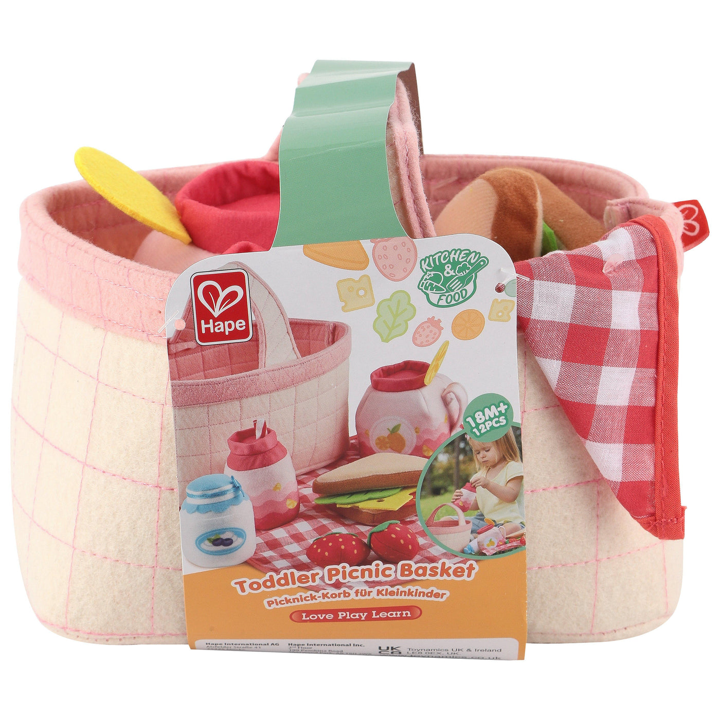 Hape Toddler Picnic Basket