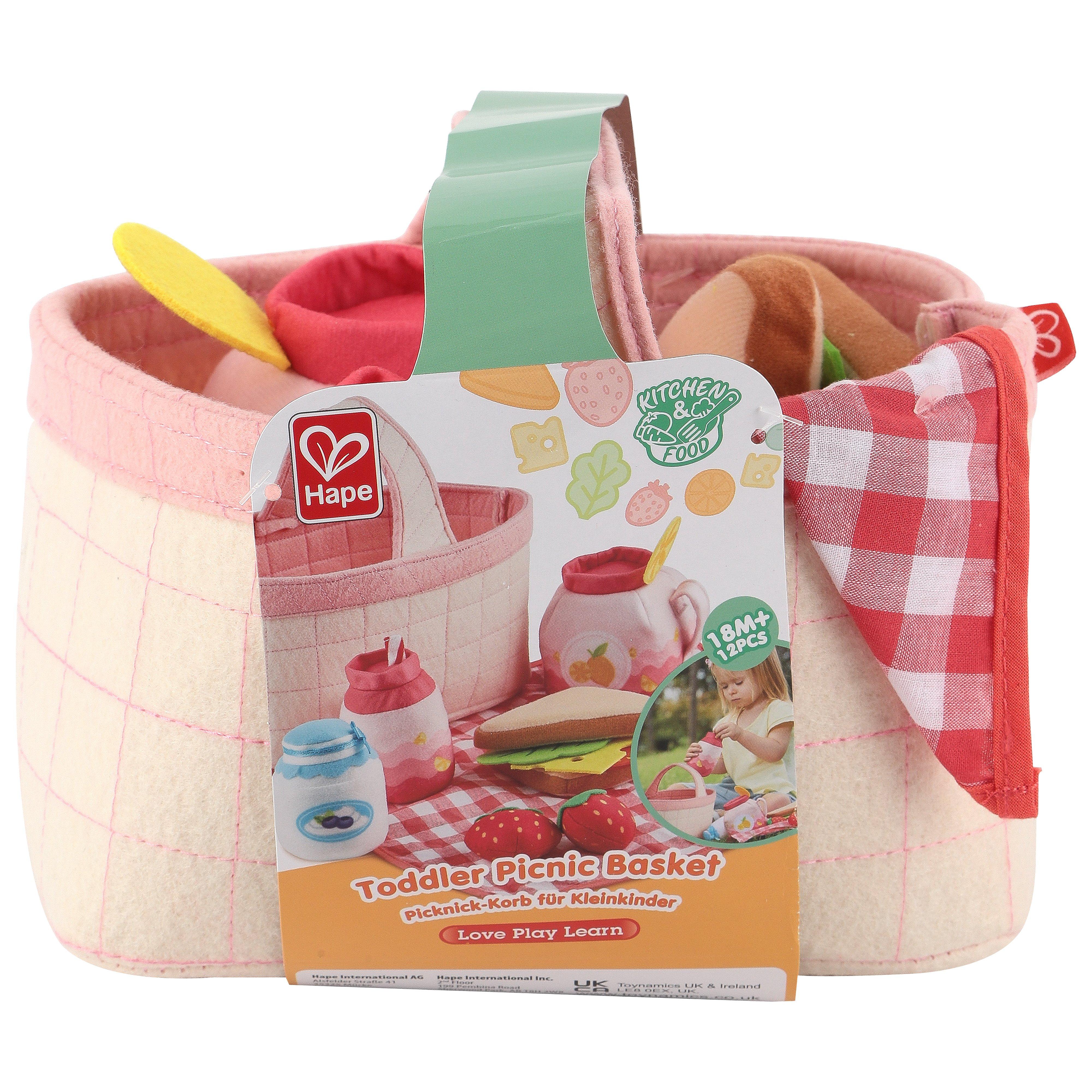 Hape Toddler Picnic Basket