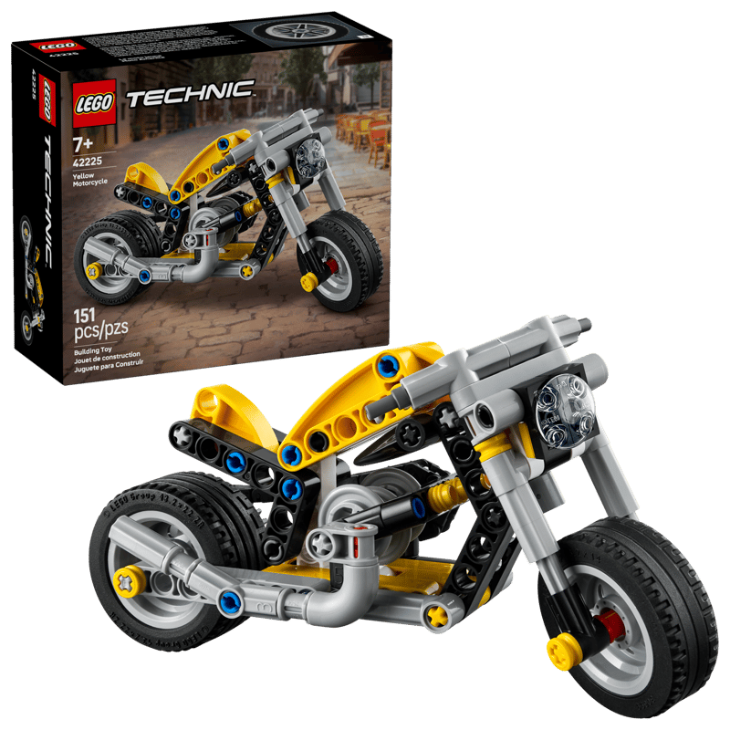 Lego Technic Yellow Motorcycle 42225